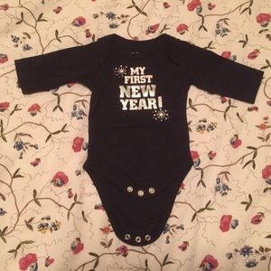 3/25$ My First New Year! onesie. NB